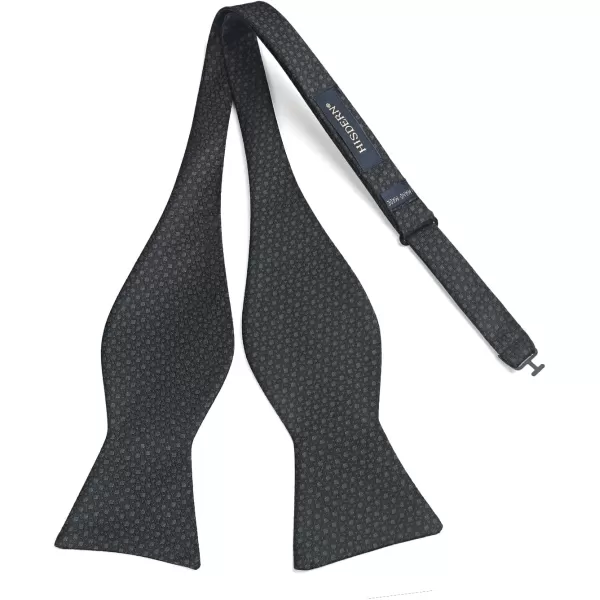 HISDERN Bow Ties for Men Polka Dot Selftie Bowtie and Pocket Square Classic Business Tuxedo Wedding Bowties Handkerchief