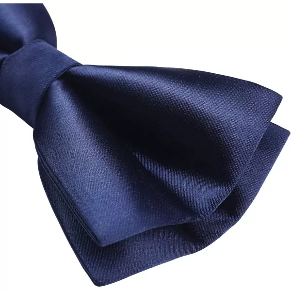 HISDERN Bow Ties for Men Pretied Bowties Classic Formal Business Bow Tie Adjustable Tuxedo Bowtie for Wedding Party