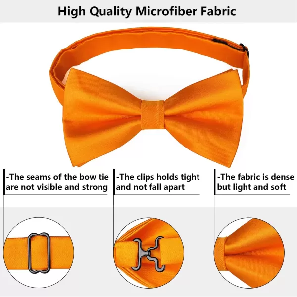 HISDERN Bow Ties for Men Pretied Bowties Classic Formal Business Bow Tie Adjustable Tuxedo Bowtie for Wedding Party