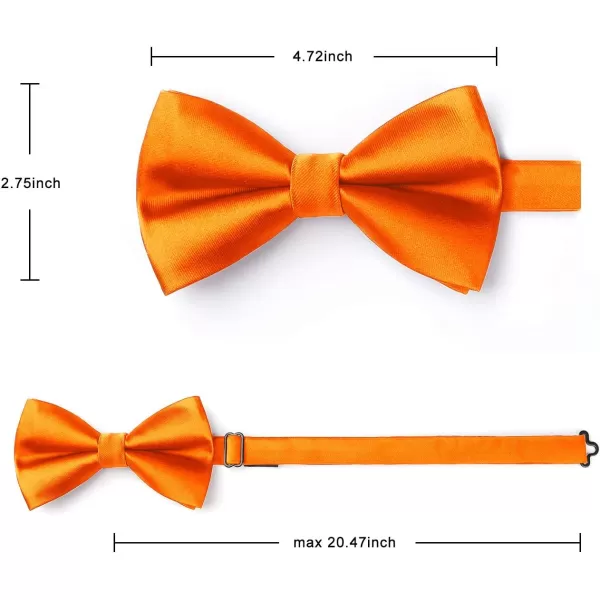 HISDERN Bow Ties for Men Pretied Bowties Classic Formal Business Bow Tie Adjustable Tuxedo Bowtie for Wedding Party