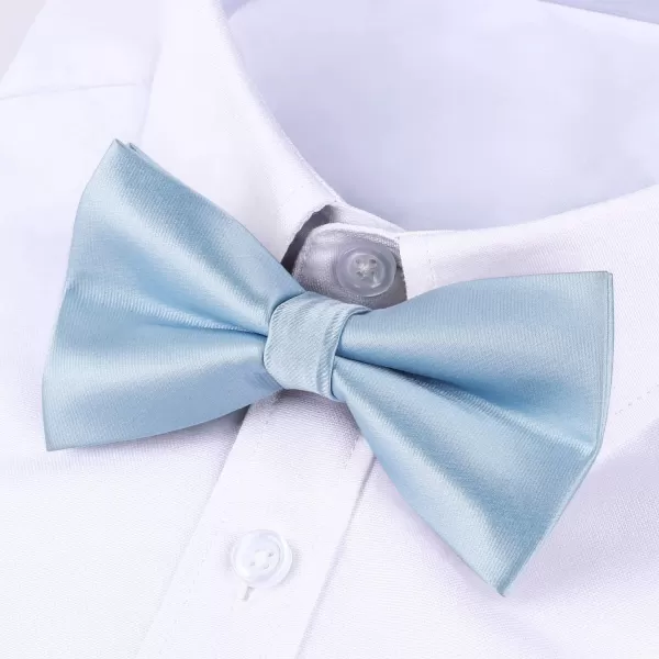 HISDERN Bow Ties for Men Pretied Bowties Classic Formal Business Bow Tie Adjustable Tuxedo Bowtie for Wedding Party