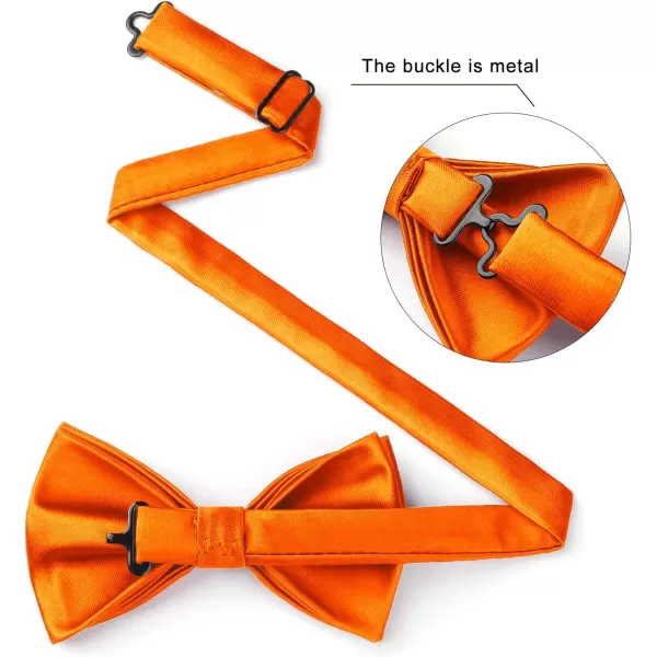 HISDERN Bow Ties for Men Pretied Bowties Classic Formal Business Bow Tie Adjustable Tuxedo Bowtie for Wedding Party