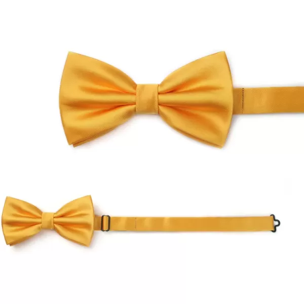 HISDERN Bow Ties for Men Pretied Bowties Classic Formal Business Bow Tie Adjustable Tuxedo Bowtie for Wedding Party