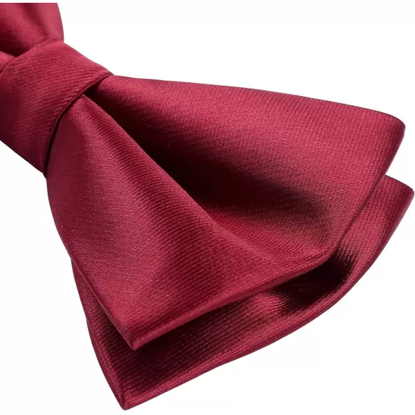 HISDERN Bow Ties for Men Pretied Bowties Classic Formal Business Bow Tie Adjustable Tuxedo Bowtie for Wedding Party