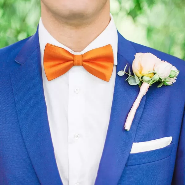 HISDERN Bow Ties for Men Pretied Bowties Classic Formal Business Bow Tie Adjustable Tuxedo Bowtie for Wedding Party