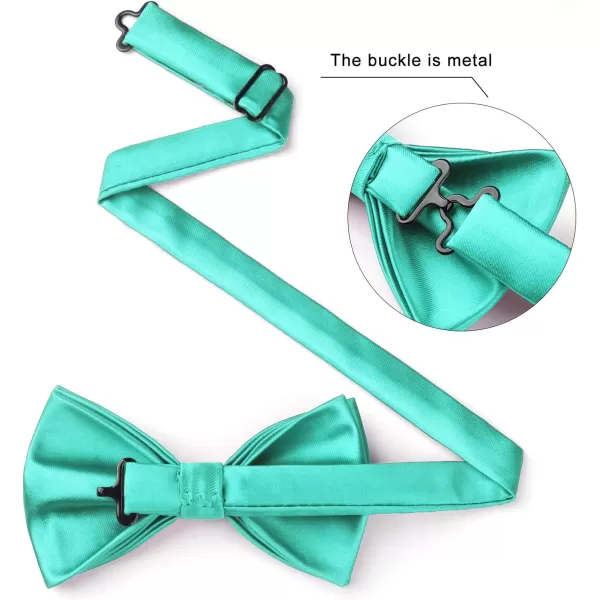 HISDERN Bow Ties for Men Pretied Bowties Classic Formal Business Bow Tie Adjustable Tuxedo Bowtie for Wedding Party