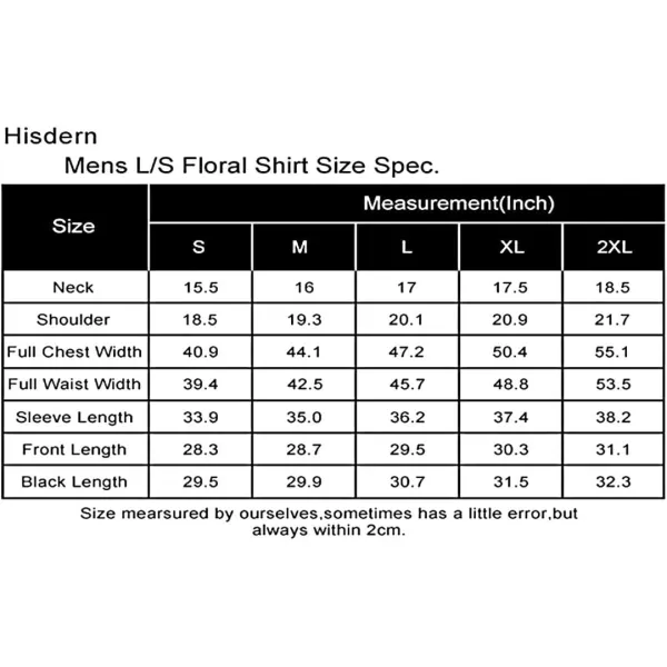 HISDERN Mens Business Dress Shirts Long Sleeve Casual Button Down Shirt Formal Inner Collar Contrast Shirt for Men Wedding