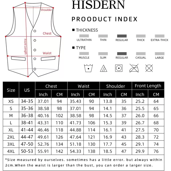 HISDERN Men's Herringbone Tweed Vest British Wedding Premium Wool Blend Suit Vest Business Formal Dress Vests Waistcoat