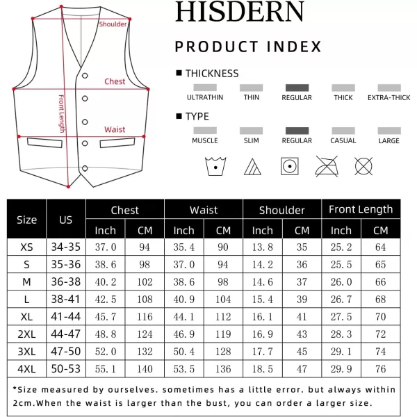 HISDERN Men's Herringbone Tweed Vest British Wedding Premium Wool Blend Suit Vest Business Formal Dress Vests Waistcoat