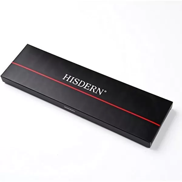 HISDERN Mens Solid Color Ties Formal Satin Necktie and Pocket Square Set Classic Wedding Business Tie &amp; Handkerchief