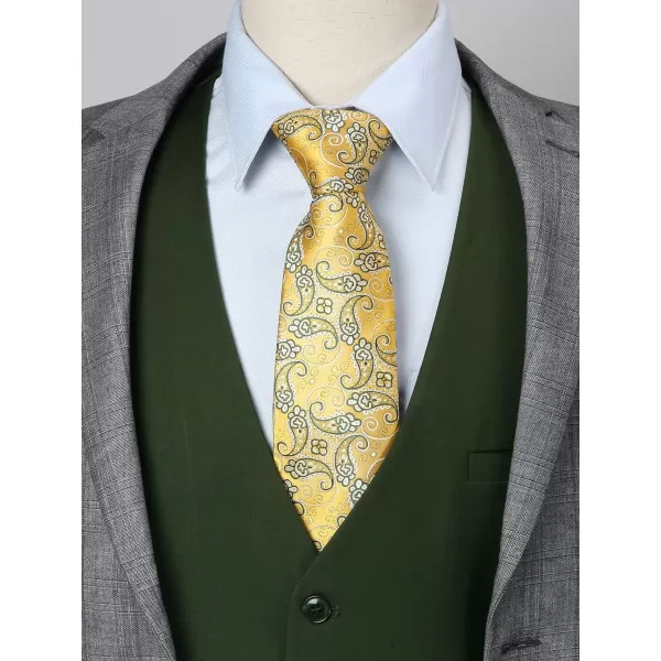 HISDERN Men's Suit Vest Business Formal Dress Waistcoat Vest with 3 Pockets for Suit or Tuxedo