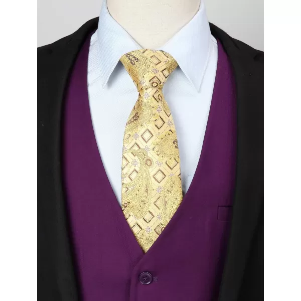 HISDERN Men's Suit Vest Business Formal Dress Waistcoat Vest with 3 Pockets for Suit or Tuxedo