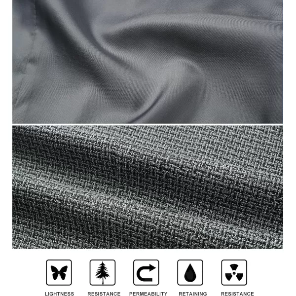 HISDERN Men's Suit Vest Business Formal Plaid Dress Waistcoat Slim Fit Vests for Men with 3 Pocket for Suit or Tuxedo
