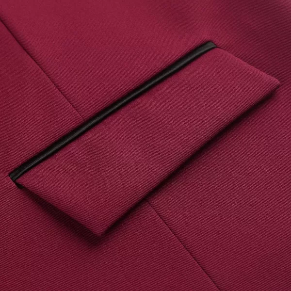 HISDERN Men's Suit Vest Business Suit Vests for Men Formal Slim Fit Solid Wedding Dress Waistcoat for V-Neck Tuxedo Vest
