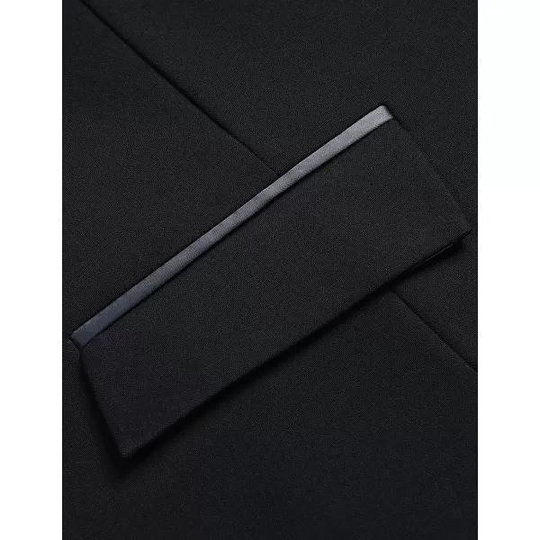 HISDERN Men's Suit Vest Business Suit Vests for Men Formal Slim Fit Solid Wedding Dress Waistcoat for V-Neck Tuxedo Vest