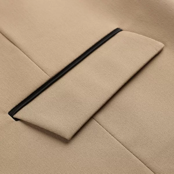 HISDERN Men's Suit Vest Business Suit Vests for Men Formal Slim Fit Solid Wedding Dress Waistcoat for V-Neck Tuxedo Vest