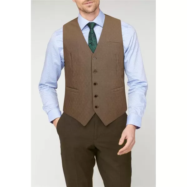 HISDERN Men's Suit Vest Business Suit Vests for Men Formal Slim Fit Solid Wedding Dress Waistcoat for V-Neck Tuxedo Vest