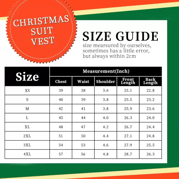HISDERN Men's Suit Vest Christmas Holiday Season Party Jacquard Waistcoats Necktie Pocket Square Vest Suit Set