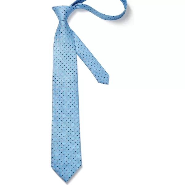 HISDERN Mens Ties Plaid Tie and Pocket Square Set Classic Woven Formal Checkered Neckties &amp; Handkerchief Wedding Party