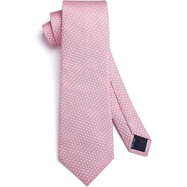 HISDERN Mens Ties Plaid Tie and Pocket Square Set Classic Woven Formal Checkered Neckties &amp; Handkerchief Wedding Party