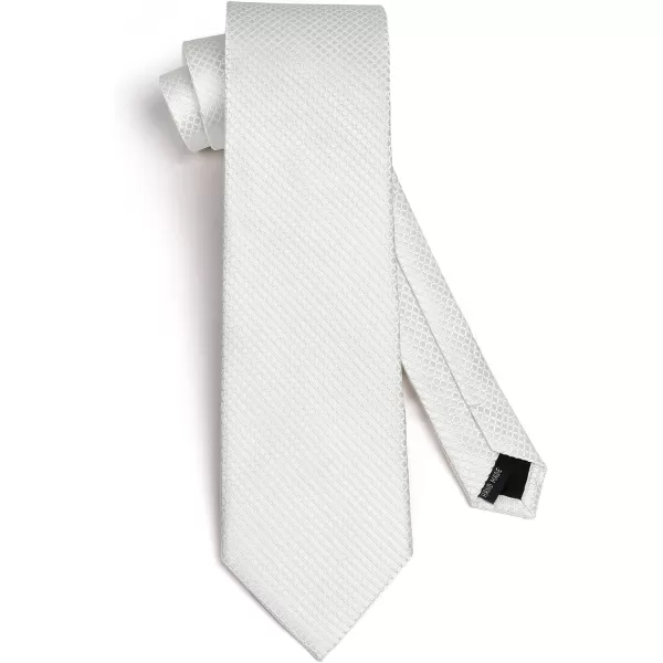 HISDERN Mens Ties Plaid Tie and Pocket Square Set Classic Woven Formal Checkered Neckties &amp; Handkerchief Wedding Party