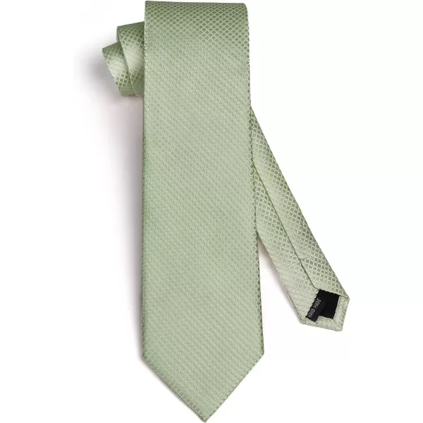 HISDERN Mens Ties Plaid Tie and Pocket Square Set Classic Woven Formal Checkered Neckties &amp; Handkerchief Wedding Party