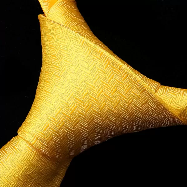 HISDERN Mens Ties Solid Color Tie and Pocket Square Set Classic Woven Formal Neckties &amp; Handkerchief Wedding Party