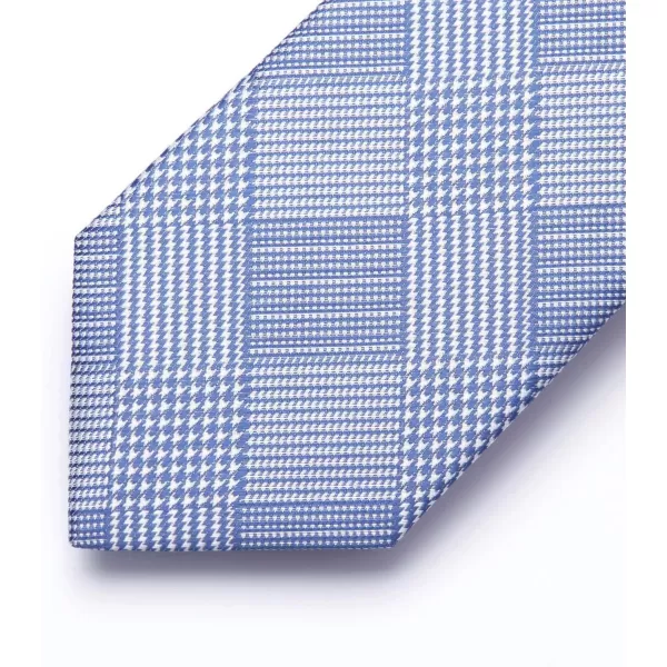 HISDERN Mens Ties Solid Color Tie and Pocket Square Set Classic Woven Formal Neckties &amp; Handkerchief Wedding Party