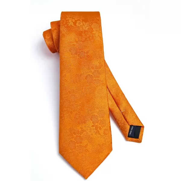 HISDERN Mens Ties Solid Color Tie and Pocket Square Set Classic Woven Formal Neckties &amp; Handkerchief Wedding Party