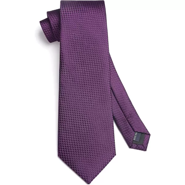 HISDERN Mens Ties Striped Ties for Men Formal Tie and Pocket Square Set Necktie for Wedding Business Graduation