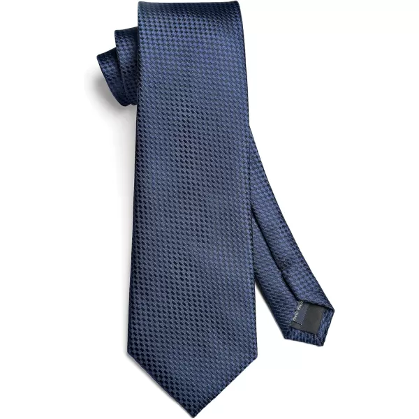 HISDERN Mens Ties Striped Ties for Men Formal Tie and Pocket Square Set Necktie for Wedding Business Graduation