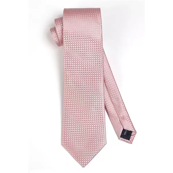 HISDERN Mens Ties Striped Ties for Men Formal Tie and Pocket Square Set Necktie for Wedding Business Graduation
