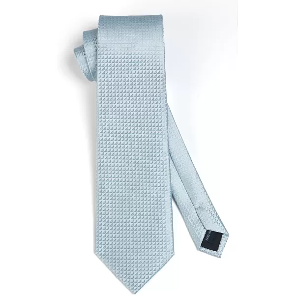 HISDERN Mens Ties Striped Ties for Men Formal Tie and Pocket Square Set Necktie for Wedding Business Graduation