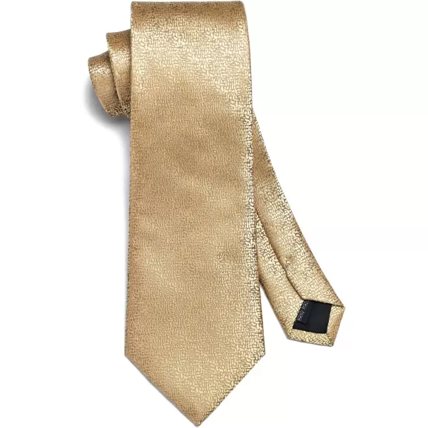 HISDERN Mens Ties Striped Ties for Men Formal Tie and Pocket Square Set Necktie for Wedding Business Graduation