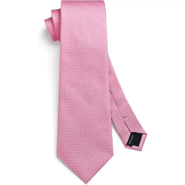 HISDERN Mens Ties Striped Ties for Men Formal Tie and Pocket Square Set Necktie for Wedding Business Graduation