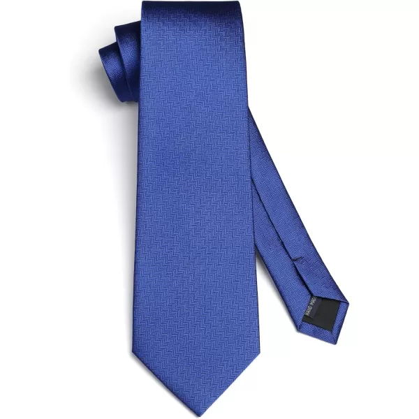 HISDERN Mens Ties Striped Ties for Men Formal Tie and Pocket Square Set Necktie for Wedding Business Graduation