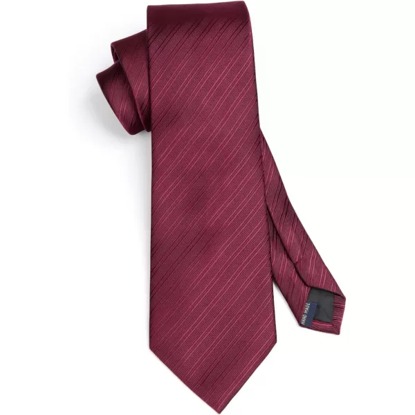 HISDERN Mens Ties Striped Ties for Men Formal Tie and Pocket Square Set Necktie for Wedding Business Graduation