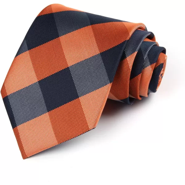 HISDERN Mens Ties for Men Formal Tie with Pocket Square Set Tie Handkerchief Necktie for Men Wedding Party Business