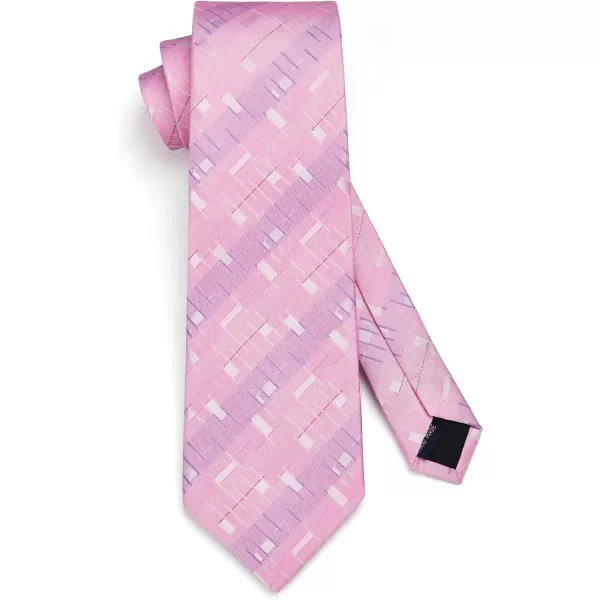 HISDERN Mens Ties for Men Formal Tie with Pocket Square Set Tie Handkerchief Necktie for Men Wedding Party Business