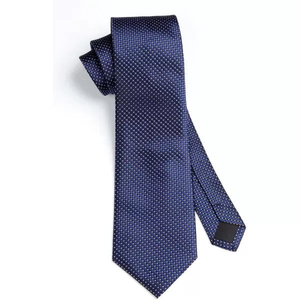 HISDERN Mens Ties for Men Formal Tie with Pocket Square Set Tie Handkerchief Necktie for Men Wedding Party Business