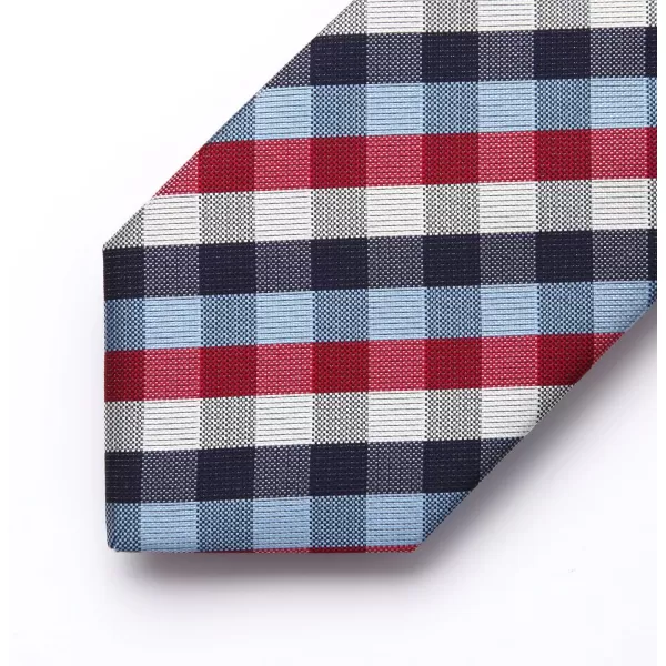 HISDERN Mens Ties for Men Formal Tie with Pocket Square Set Tie Handkerchief Necktie for Men Wedding Party Business
