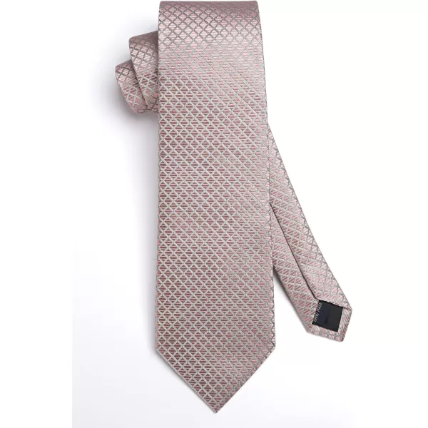 HISDERN Mens Ties for Men Formal Tie with Pocket Square Set Tie Handkerchief Necktie for Men Wedding Party Business