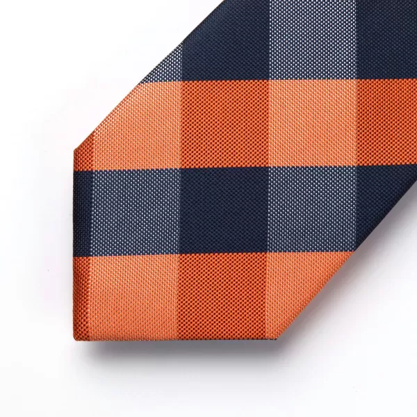 HISDERN Mens Ties for Men Formal Tie with Pocket Square Set Tie Handkerchief Necktie for Men Wedding Party Business
