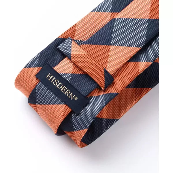 HISDERN Mens Ties for Men Formal Tie with Pocket Square Set Tie Handkerchief Necktie for Men Wedding Party Business