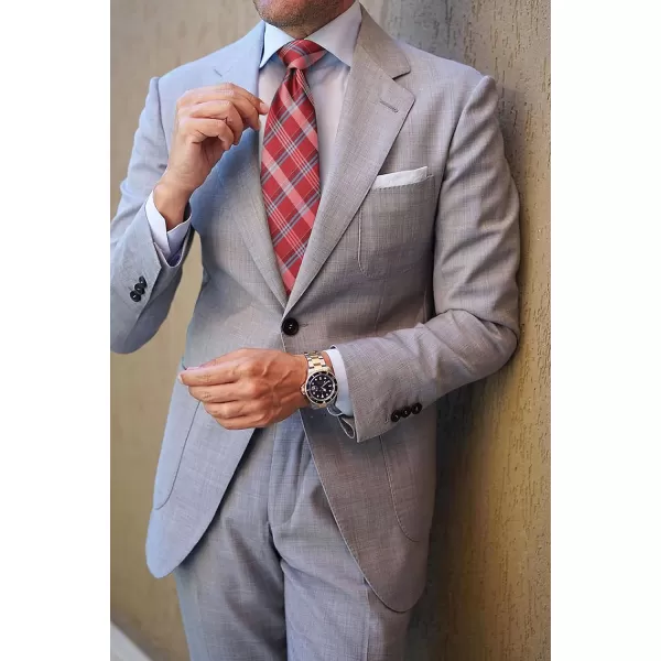 HISDERN Mens Ties for Men Formal Tie with Pocket Square Set Tie Handkerchief Necktie for Men Wedding Party Business
