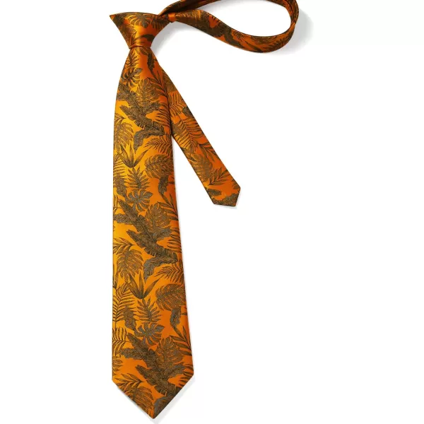 HISDERN Paisley Ties for Men Solid Tie Handkerchief Floral Men's Necktie &amp; Pocket Square Set Wedding Classic Mens Ties