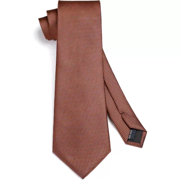 HISDERN Polka Dot Ties for Men Handkerchief Woven Classic Silk Mens Ties and Pocket Square Set Wedding Business