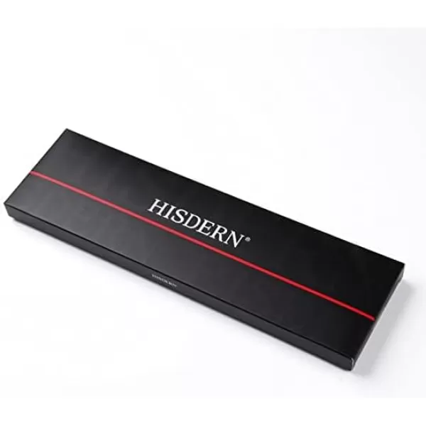 HISDERN Polka Dot Ties for Men Handkerchief Woven Classic Silk Mens Ties and Pocket Square Set Wedding Business