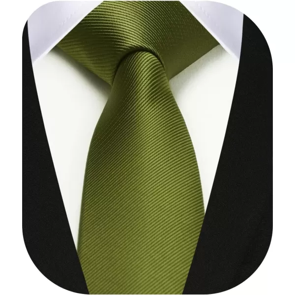 HISDERN Ties for Men 2.17'' Skinny Solid Color Necktie Formal Busines Woven Satin Thin Silk Silm Mens Tie Wedding Party