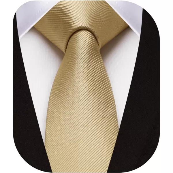 HISDERN Ties for Men 2.17'' Skinny Solid Color Necktie Formal Busines Woven Satin Thin Silk Silm Mens Tie Wedding Party